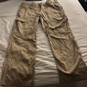Men's Tan Carhartt Cargo Pants